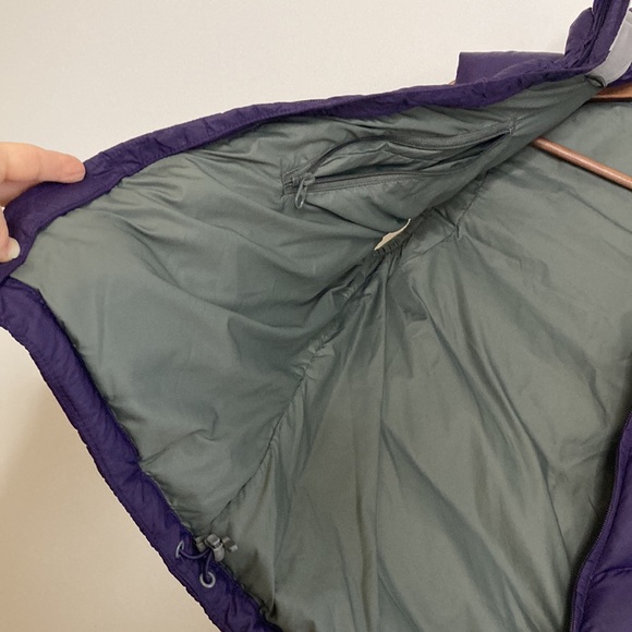 MEC Vest Womens XS Purple Softshell Goose Down Chevron Puffy Quilted Layer - Picture 10 of 15
